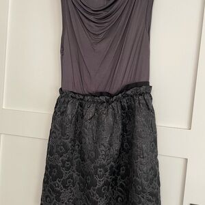 LOFT Charcoal Gray Dress
